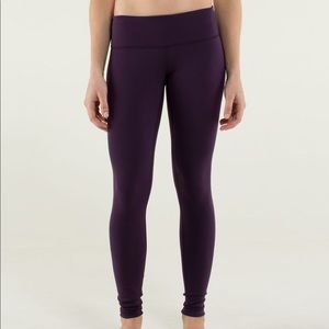 Lululemon deep purple leggings